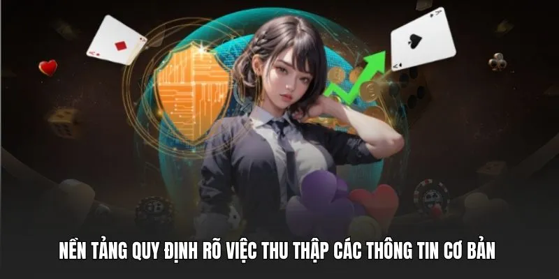 Nền tảng quy định rõ việc thu thập các thông tin cơ bản